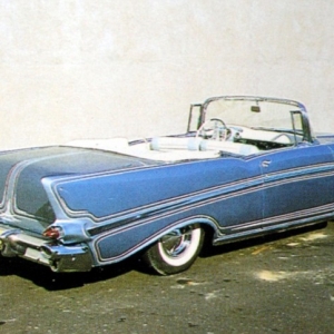 57ChevyBlueConvertible vi