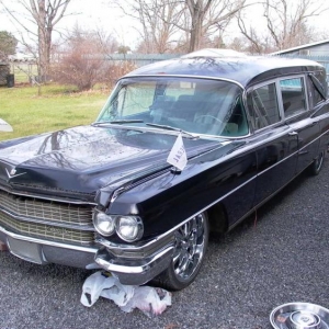 1964 Miller Meteor Cadillac Hearse Ambulance Combo