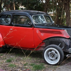 rear red fenders