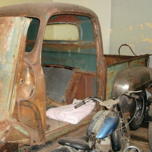 Found my truck in downtown Borger, TX inside a building.