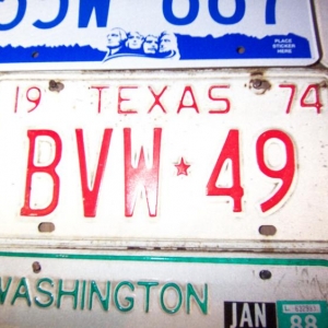 License plates