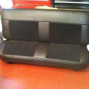 newly recovered seat.