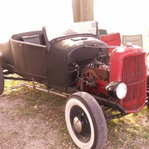 This T was finished by Brett and Don from Illinois after I placed the T body on top of my 30 Roadster Frame.