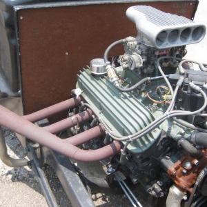 SBF in the 1947 Ford we built and sold