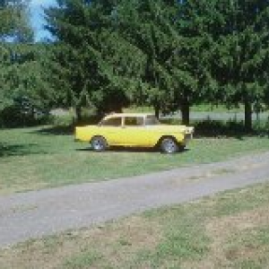 The 55 chevy me and my dad picked up after the wreck with the ford. It was in my family in the late 90s and sold. We kept are eye on it until it was the write time to snag it back. 355/4 speed muncie in this one