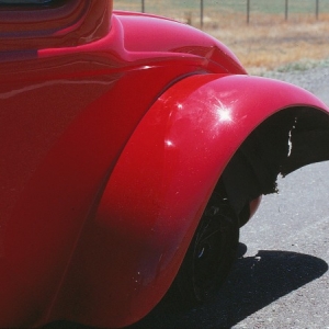 Bent rear quarter