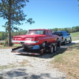 On her new trailer. Official trailer queen 005