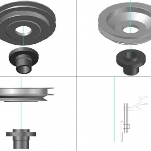 lower pulley for McCulloch early Olds V3