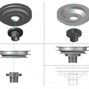 lower pulley for McCulloch early Olds V3