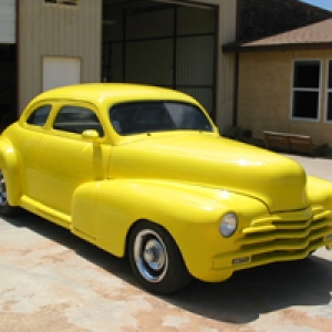 Bob's '47 Chev coupe......did this in 1994.