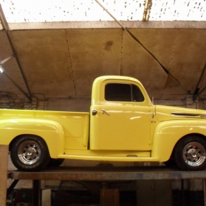 '48 Ford F1 : just dropped the car (before)