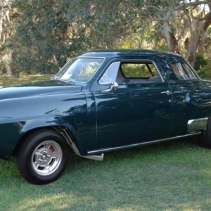 2. 50Studebaker Starlite Coupe gasser style