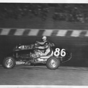 Dad in his second Kurtis V8-60 at Balboa Stadium, 1947.