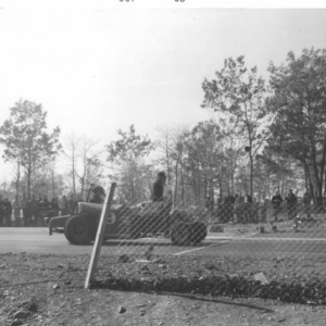 Bob Steiner's Lyndwood in action at Pocono Drag Lodge 1963 photo by Jack Thomas