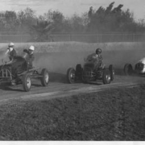 San Bernardino, 1947. Dad is second working on the leader.