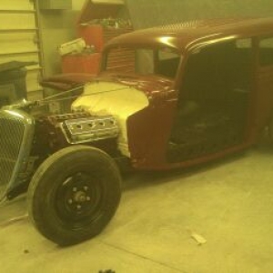 Kirks 34 sedan after paint