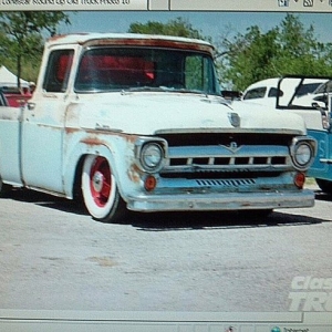 The '57 featured in CLASSIC TRUCKS from LSR 2011