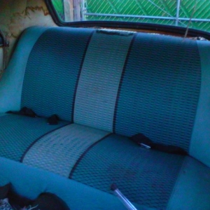 Original seat cover (accessory w/ car)