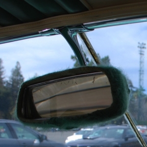 Hirohata Merc rear view mirror.