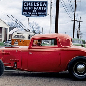 Colorized version as car appeared in June 54 Rod and Custom