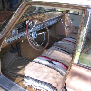 Surfwagon 002
New carpet installed, underdahs gauges dash mount tach, clean up the interior added mexican blankets front / rear.
Car is original 53 k miles sat up since late 70's in the covered carport. 1 owner purchased at Duval Motors in Jacksonville Fl.