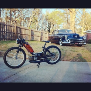 My Olds, and custom Sachs Moped :)