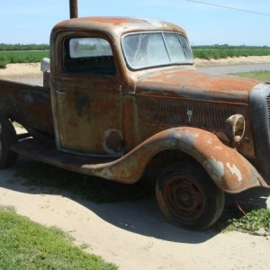 My 1937 future work truck. Found in Fresno CA