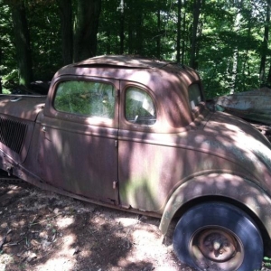 this is the spot this car was found in and where it lived for over 60 years