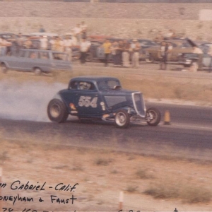 554 At San Gabe 1963. Great shot showing Larry at work.