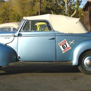 This is a stock '40 convert (not mine). Never liked the top, and thought it could be improved.