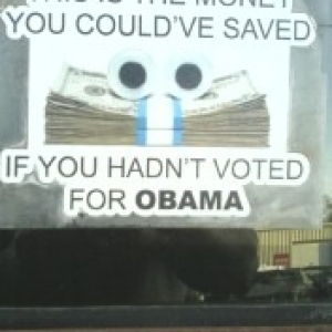 This is the Money you could've saved if you hadn't voted for Obama