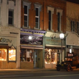 The Ford downtown at night