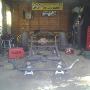 step up done. rear axle mocked up