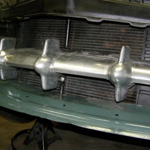 View through grille