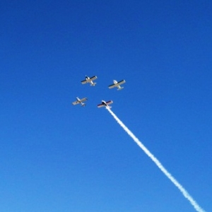 The formation flying was awesome.