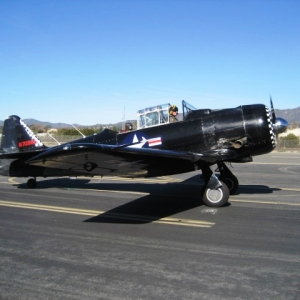 This guy was busy all day taking people up. He had to stop and refuel at lunch time.