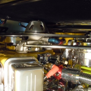 35 short pump with 3/4 clearance to radiator