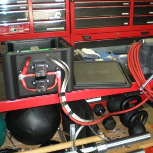 Battery box and cables