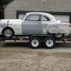 PB190715----another recently acquired project 1949 pontiac coupe