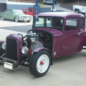 My pride and joy sitting at Greg Porter's Garage in Greenville, SC on the day I picked it up.