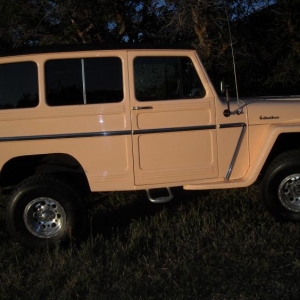 1962 willys wagon, both kids drove it to school, we've had elk in the back after a great hunt...