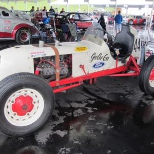 Gee Cee Ess Special, originally built as a midget in 1937, re-built as a road-racer in 1948.