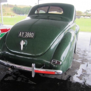 39 Deluxe coupe, owned since 1959, raced since the 60's.