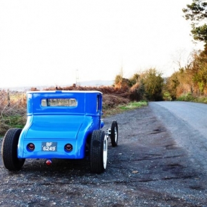 Rear of coupe