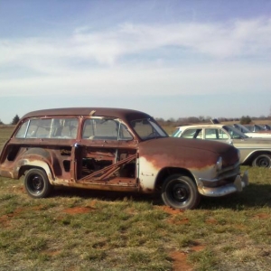 My 50 Woodie as I found it in OK City