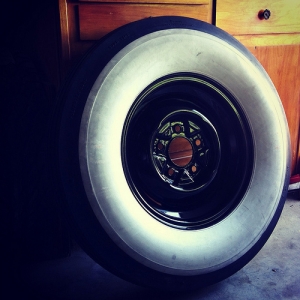 rear wheel black