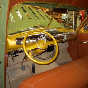 48 Ford dash stretched 4"