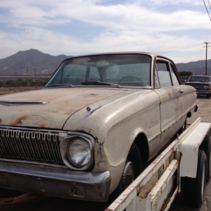 1962 Falcon, On its way home