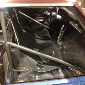 image cage done, and seat covers on.