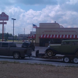 1934 Chevy - On its way home